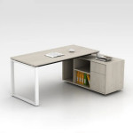 Office Desk with Cabinet