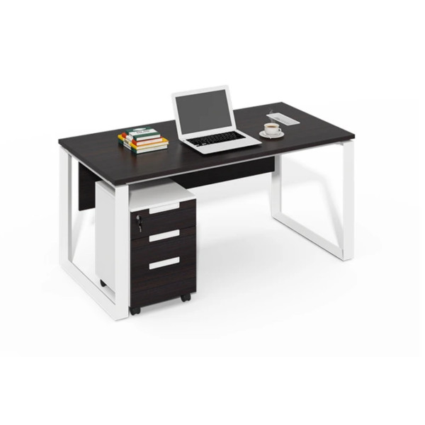 Modern Manager Table with Cabinet