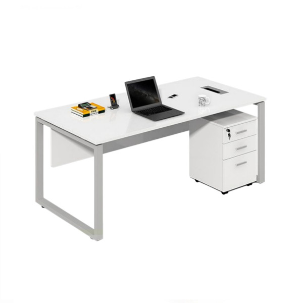 Modern Manager Table with Cabinet
