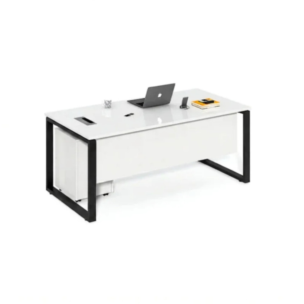Modern Manager Table with Cabinet