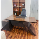 Modern Director Table with Side Storage| DRT-109