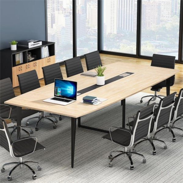 Modern Wooden Conference Table 