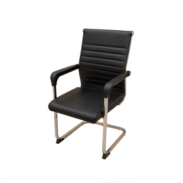 Leather Visitor Chair with Steel Frame| DT-929 V Leather Visitor Chair with Steel Frame| DT-929 V