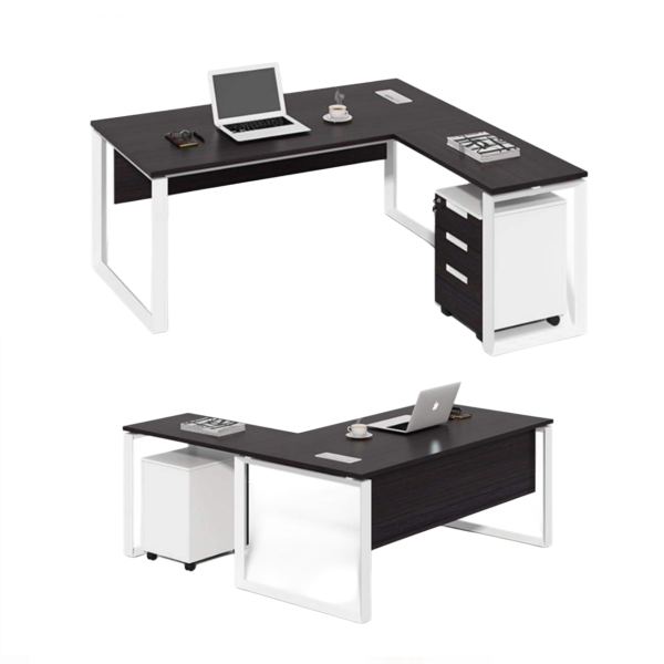 Modern L-Shaped Director Table| Table-106