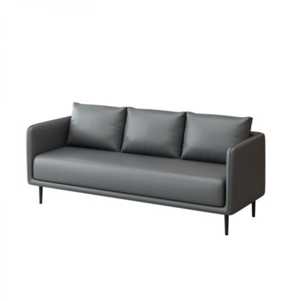 Modern Minimalist Leatherette Sofa- Palma Modern Minimalist Leatherette Sofa- Palma